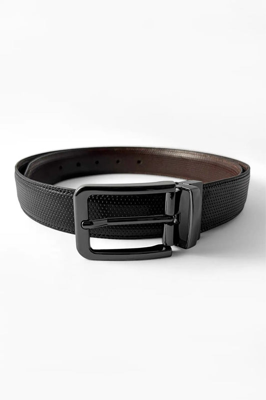 Black Dot Reversible (2 IN 1) Belt
